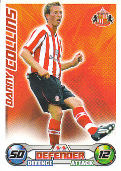 Danny Collins Sunderland 2008/09 Topps Match Attax #272